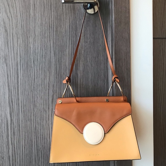 danse lente Handbags - Danse Lente phoebe two-tone leather shoulder bag